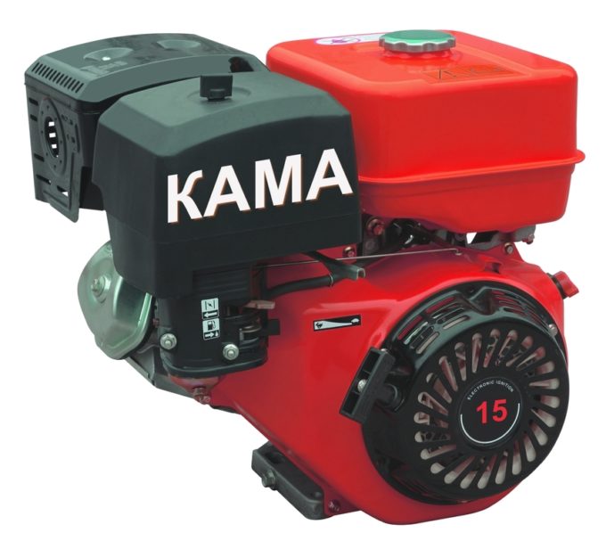 Двигатель бензиновый КАМА DM15K (15 л.с.) шпонка 25 мм