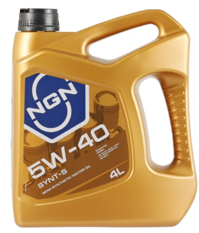 NGN, V182575120 Масло моторное синтетическое A-Line 5W-40 4л