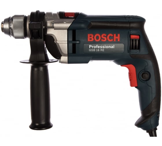 Дрель BOSCH GSB 16 RE (БЗП) (500)