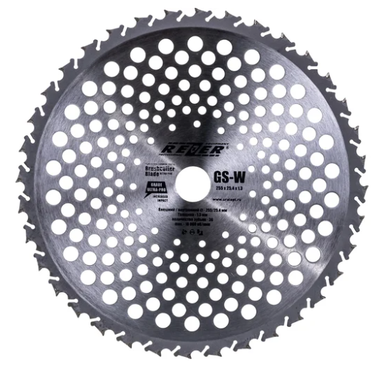 Нож д/бензокосы GS-W, 255mmx25.4mmx1.3mmх36 36 зубьев