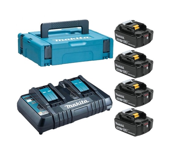 Набор АКБ MAKITA BL1850B + ЗУ DC18RD