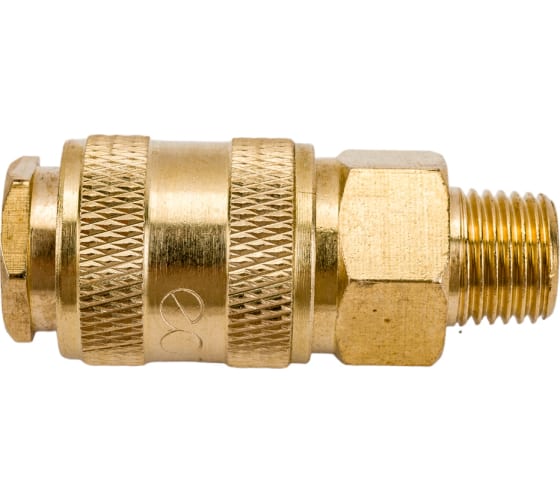 Соединение быстросъем. МАМА х нар. резьба 1/4" (латунь) ECO