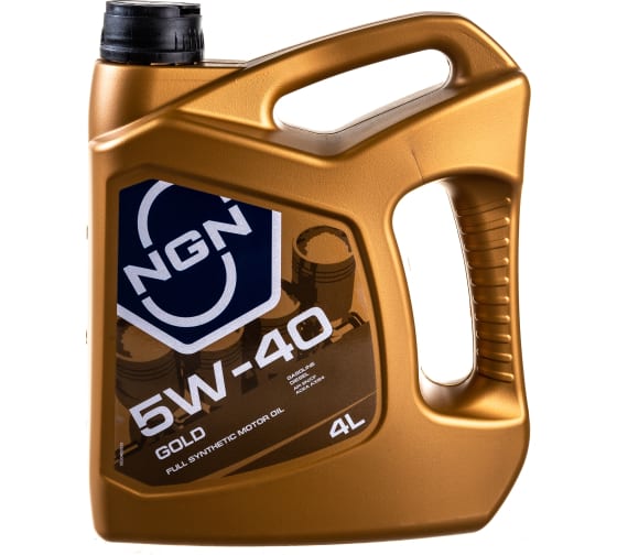 Масло синтетическое NGN SAE 5W40 SN/CF GOLD 4л