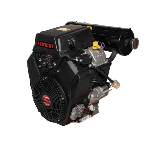 Двигатель LONCIN LC2V80FD (H type) V-образн, 764 см куб, D25 мм, 20А ручной и электрический запуск