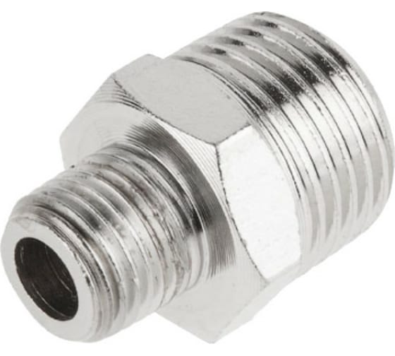 Соединение нар. резьба 1/2" х нар. резьба 1/4" (сталь) ECO