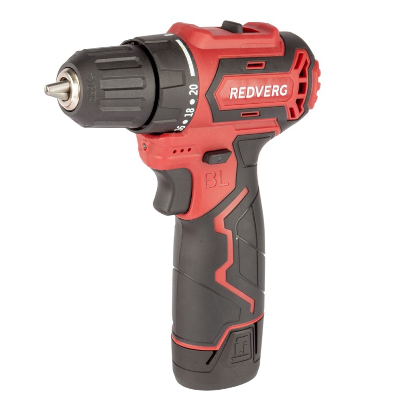 Шуруповерт аккумуляторный бесщеточный REDVERG RD-SD12BL