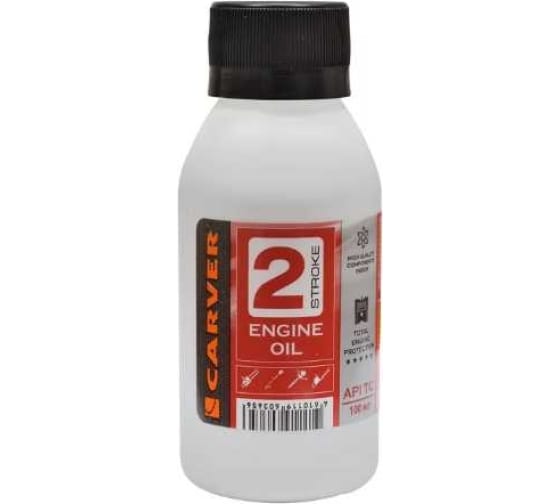 Масло CARVER 2-тактное минеральное API TC 0,1 л.