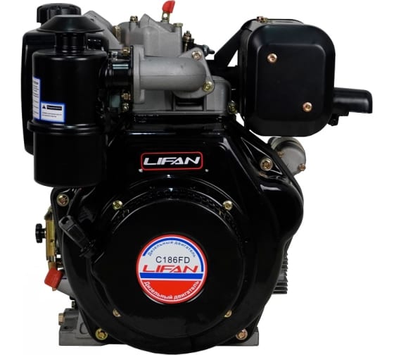 Двигатель LIFAN Diesel 186FD D25, 6A, шлицевой вал