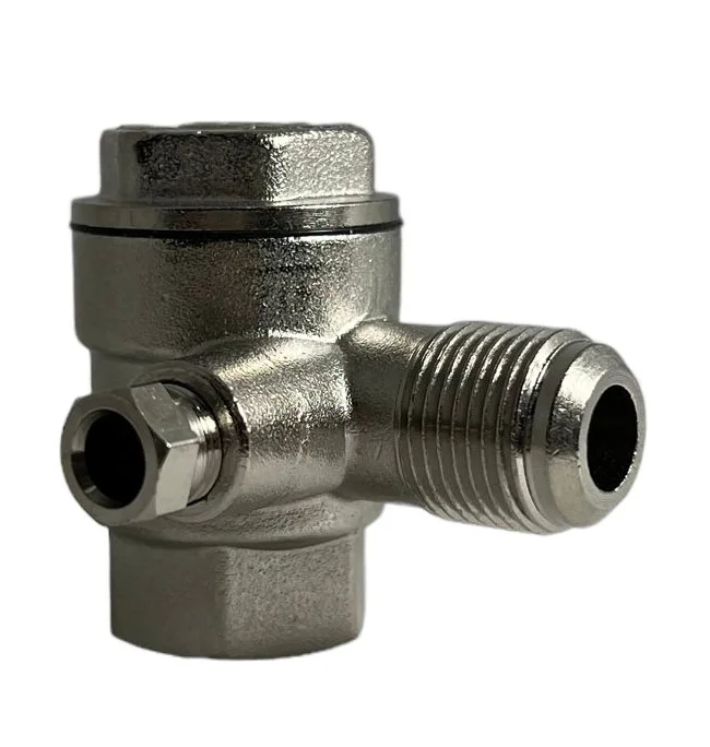 Обратный клапан для компрессора резьба внутренняя и наружная F3/8"XM3/8"