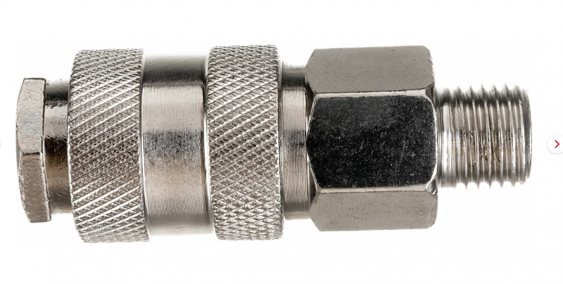 Быстросъем Pegas автомат.наружная резьба 1/4"