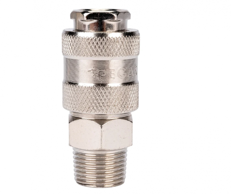 Быстросъем Pegas автомат.наружная резьба 3/8"