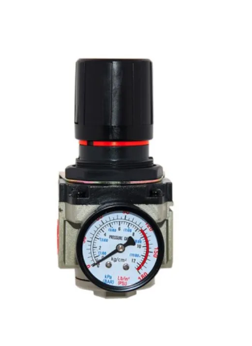 Регулятор давления Pegas AR2000-02 с манометром профи 1/4" дав, 07-8,0 малый