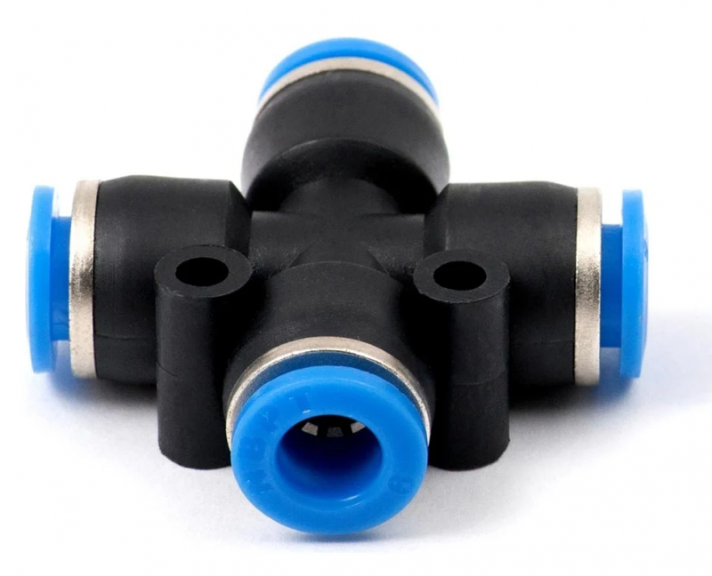 Фитинг Pegas крест 6мм