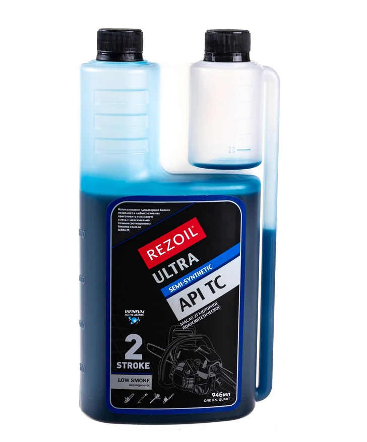 Масло REZOIL ULTRA 2-т. п/синт. API TC 0,946 л