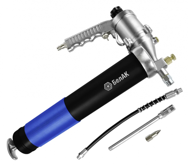 Шприц пневматический смазочный БелАвтоКомплект, БАК90532 непрерывной подачи 900 мл ПРЕМИУМ, БелАК (4