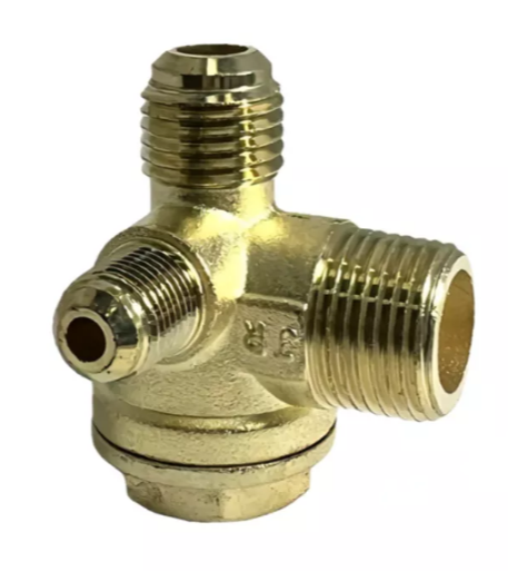 Обратный клапан для бесшумных компр наруж 1/4" 3/8" М14х1,5 M10x1