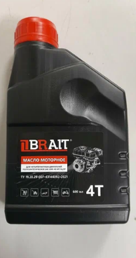 Масло 4-тактное полусинтетическое BRAIT SAE 10W40 API SL/CF 1л