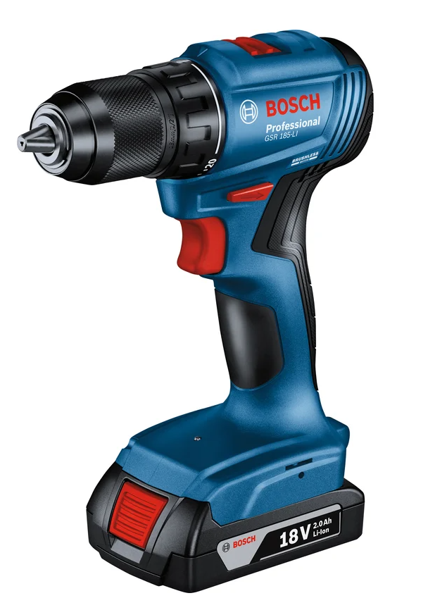 Аккумуляторная дрель-шуруповерт BOSCH GSR 185-LI 2 Акб 06019K3000