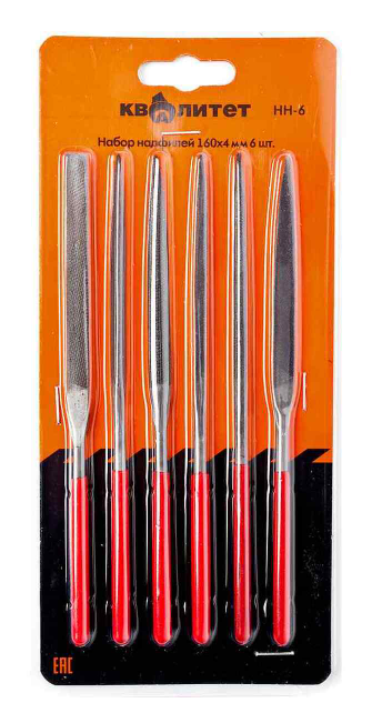 Набор надфилей Квалитет 160х4 мм 6 шт.