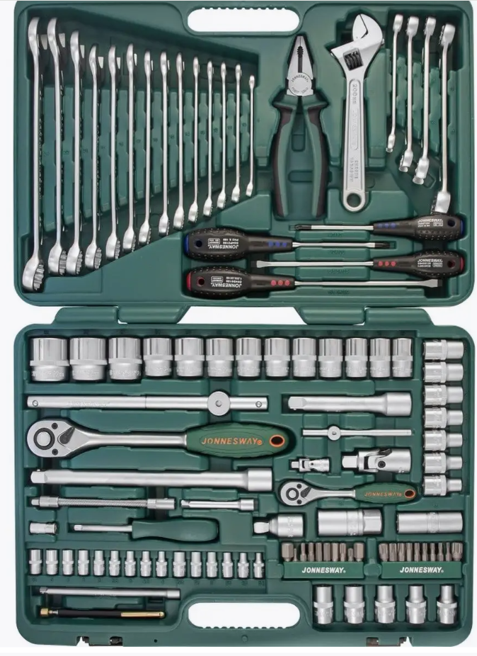 Набор инструмента универсальный 1/4", 1/2"DR, 101 предмет
