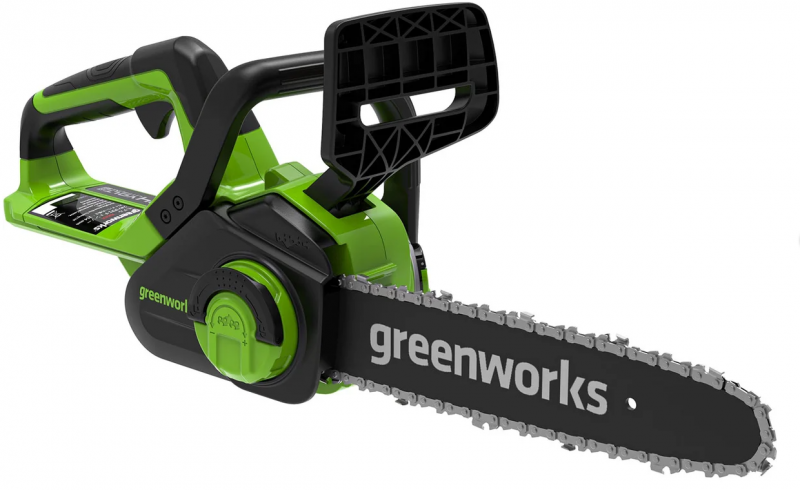 Пила цепная аккумуляторная GREENWORKS G24CS25K4, 24V, 25см (c АКБ 4Ач и ЗУ)