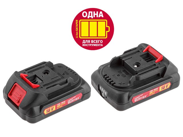 Аккумулятор WORTEX CBL 1820 18.0 В, 2.0 А/ч, Li-Ion (CBL18200003)