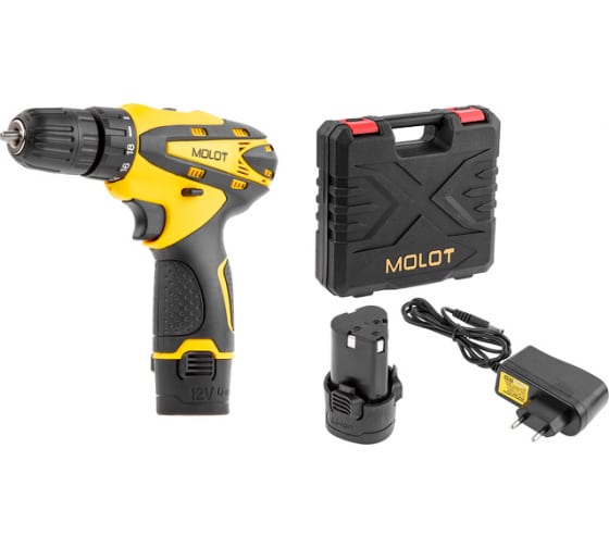 Аккумуляторная дрель-шуруповерт MOLOT MBD 1215 DLi